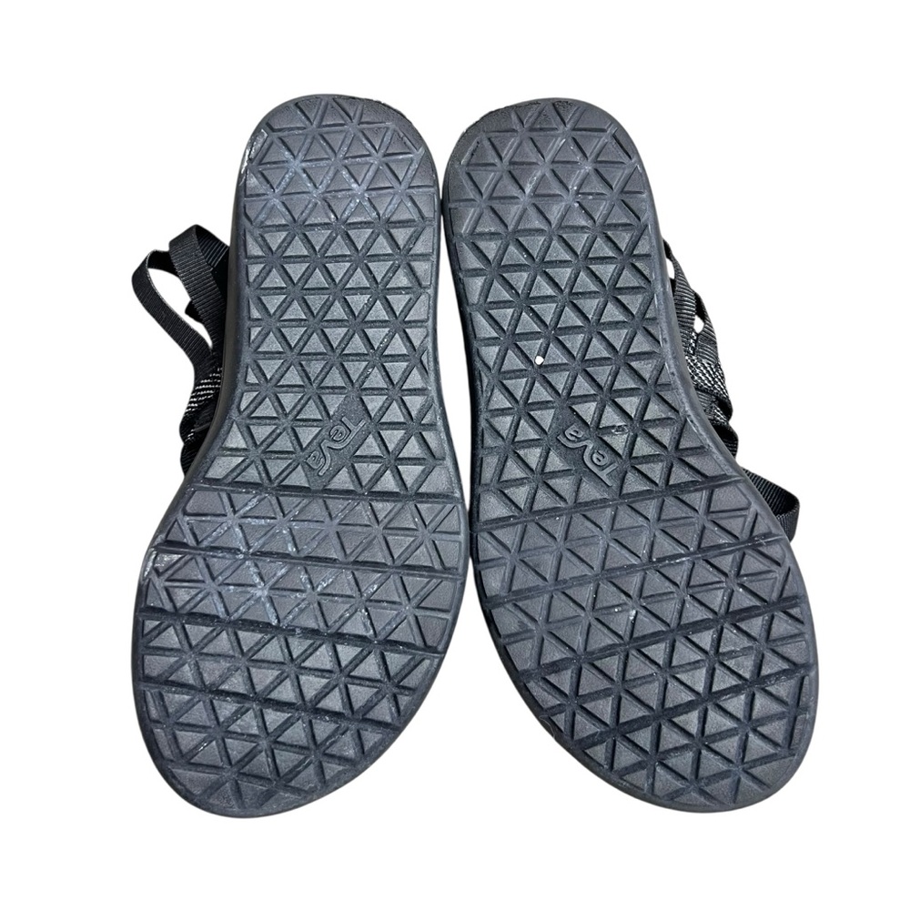 Teva Women's Voya Strappy Flip-Flop HERA BLACK Sandals SZ 8.5 - Picture 4 of 4